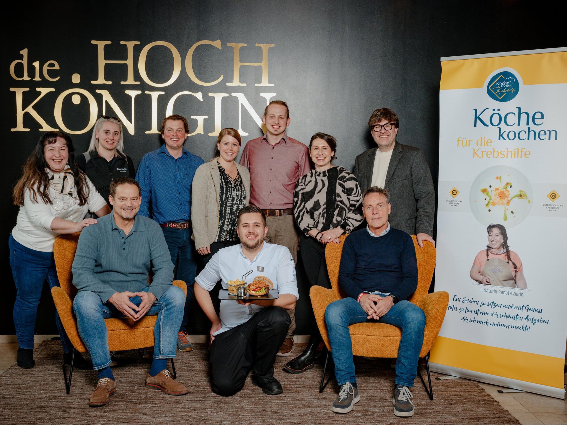 Gruppenfoto Köche kochen