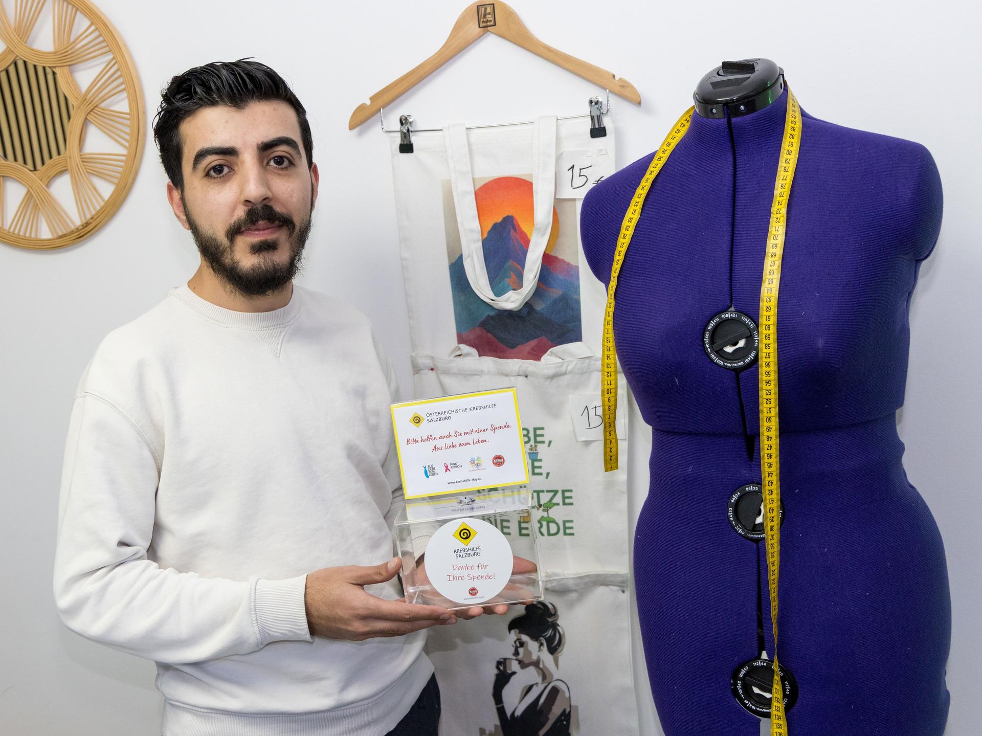 Spendenbox Übergabe